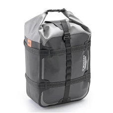 KAPPA СУМКА NA СИДІННЯ / БАГАЖНИК 20L 100% WODOSZCZELNA КОЛІР CZARNO-SREBRNY (K' RUGGED) (45X27X19CM)