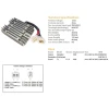 DZE РЕГУЛЯТОР НАПРУГИ CAGIVA NAVIGATOR 1000 '00-04, SUZUKI TL 1000R\/S '07-03 (OEM 800092586;32800-02F00) MOSFET (35A) - зображення 2