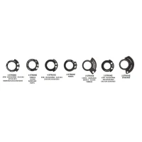 PROGRIP 2025/12 ПЕРЕМИКАЧІ PG708 ВИКЛЮЧЕНИЙ ROAD Z БЛОК SCS LOCK-ON + 7 ADAPTEROW ROLGAZU (22+25MM) КОЛІР СІРИЙ DWUSKLADNIKOWE DL. 115MM (708-416)