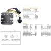 DZE РЕГУЛЯТОР НАПРУГИ POLARIS RZR\/RANGER\/SPORTSMAN 500\/800 '10-15, (OEM 4012448) (35A) - зображення 2