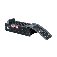 BIKETEC УНІВЕРСАЛЬНА СКЛАДНА СТАЛЬНИЙ RAMPA NAJAZDOWA МОТОЦИКЛ / ATV / CAR  194CM X 25CM, МАКС. 340 ШТУКИ /800 КОМПЛЕКТ KG КОЛІР ЧОРНИЙ