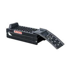 BIKETEC УНІВЕРСАЛЬНА СКЛАДНА СТАЛЬНИЙ RAMPA NAJAZDOWA МОТОЦИКЛ / ATV / CAR  194CM X 25CM, МАКС. 340 ШТУКИ /800 КОМПЛЕКТ KG КОЛІР ЧОРНИЙ