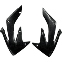 UFO КРИШКИ РАДІАТОРА HONDA CRF 250R/CRF 250X '04-'09 КОЛІР ЧОРНИЙ
