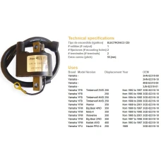 DZE КОТУШКА ЗАПАЛЮВАННЯ YAMAHA YFM 350 WARRIOR (OEM-3DG-82310-10-10, 3DG-82310-10-00)