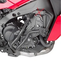 KAPPA GMOLE КРИШКИ ДВИГУНА YAMAHA TRACER 9 '21-'22 ЧОРНІ - ZASTEPUJA KN2159 - DROBNE USZKODZENIE ЛАКУ
