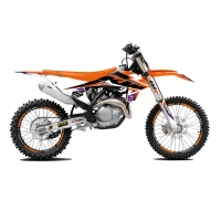 BLACKBIRD КОМПЛЕКТ НАЛІПОК (OKLEIN) KTM SX/SX-F '19-'22, EXC/EXC-F '20-'23 DREAM 5 КОЛІР КОЛІР ПОМАРАНЧ ЧОРНИЙ