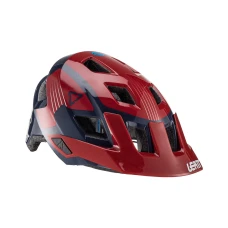 LEATT (2022) ШОЛОМ ВЕЛОСИПЕДИ MTB ALLMTN 1.0 JUNIOR (DZIECIECY) V22 HELMET CHILLI КОЛІР CZERWONY/GRANATOWY РОЗМІР XS (50-54 CM)