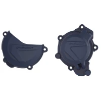 POLISPORT КОМПЛЕКТ ЗАХИСТ КРИШКИ (DEKLA) ГЕНЕРАТОР І ЗАХИСТ КРИШКИ КОМПЛЕКТА СЦЕПЛЕННЯ KTM SX/XC 125/150 '16-'18; HUSQVARNA TC 125 '16-'18 КОЛІР СИНІЙ (8464100003+8460300003)