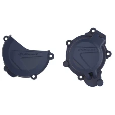 POLISPORT КОМПЛЕКТ ЗАХИСТ КРИШКИ (DEKLA) ГЕНЕРАТОР І ЗАХИСТ КРИШКИ КОМПЛЕКТА СЦЕПЛЕННЯ KTM SX/XC 125/150 '16-'18; HUSQVARNA TC 125 '16-'18 КОЛІР СИНІЙ (8464100003+8460300003)