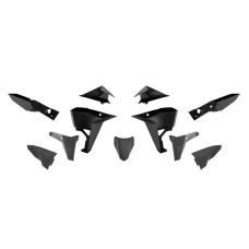 RACETECH (RTECH) 2025/12 КОМПЛЕКТ ПЛАСТІКОВ (REVOLUTION) (БЕЗ ПЕРІД КРИЛА) KOVE X PRO / RALLY 800 '24-'25 КОЛІР ЧОРНИЙ