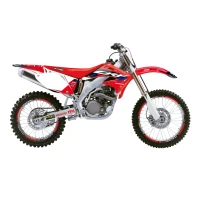 BLACKBIRD КОМПЛЕКТ НАЛІПОК (OKLEIN) HONDA CRF 450R '02-'04 DREAM 5 КОЛІР ЧЕРВОНИЙ ЧОРНИЙ