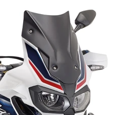 KAPPA СТІКЛО HONDA CRF 1000L AFRICA TWIN (16-19), CRF 1000L AFRICA TWIN ADVENTURE SPORTS (18-19) 40 X 31 CM ЧОРНИЙ MATT