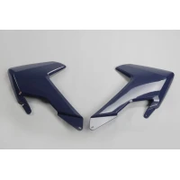 UFO КРИШКИ РАДІАТОРА HUSQVARNA TC 125/300 16-18, TC 250 17-18, TE/TX 125/250/300 17-19, FE 250/350/450/501 17-19, FC 250/350/450 16-18 КОЛІР СИНІЙ.